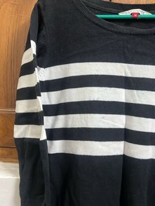 Striped Crew Neck Top
