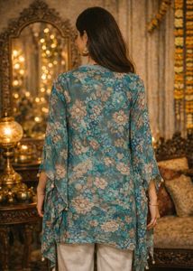 Beautiful Floral Print Kurta