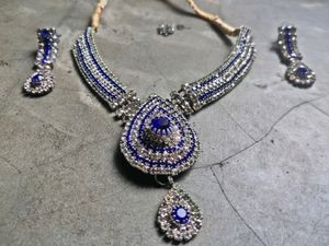 Blue Jewellery Set
