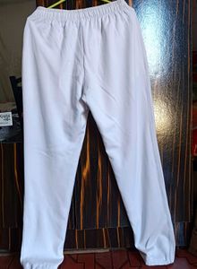Unisex Comfortable white joggers