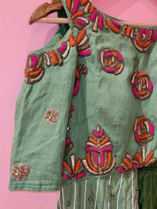 Fully Hand   And Thread Work Indow