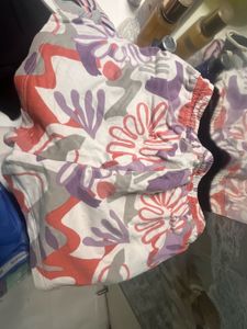 Girls Floral Print Shorts