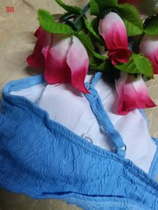 81.Cute Blue Bralette bra