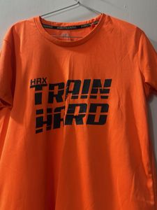 HRX Training Orange T-Shirt