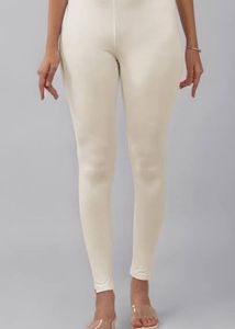 Off-White Cotton Leggings