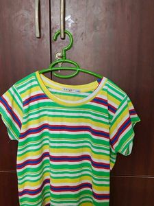Multi color oversized t shirt