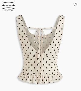 Polka Dot Halter Neck Top
