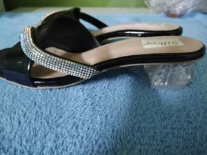 Sparkling Black Flats &amp; Sandals