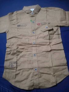 Boys Casual Button-Up Shirt