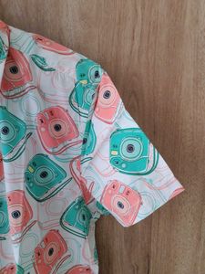 Jack &amp; Jones Camera Print Shirt