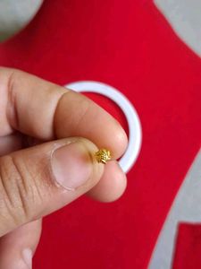 Elegant Gold Flower desine nosepin