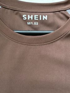 Men's Brown Athletic T-Shirt
