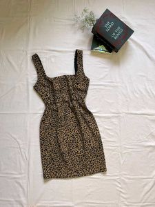 Leopard Print Mini Dress