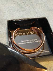 Chic Rose Gold Tone Twist Cuff Bracelet