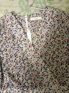 Floral Summer Dress with Ruffle Hem