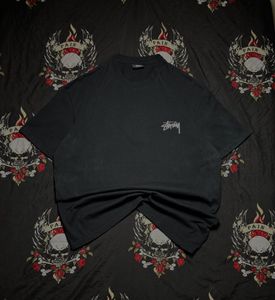 Stussy Black Graphic T-Shirt