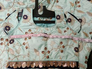 Elegant Work Three Peice New Crop Top Dress