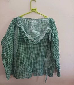 Green Checkered Summer Coat
