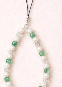 Beaded Phone Charm Strap Set