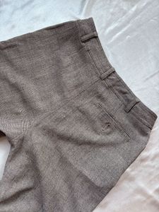 Classic Grey Wide Leg Trousers