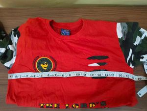 Red Camo Long Sleeve T-Shirt