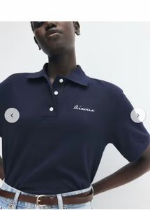 H&M Navy Blue Polo Shirt