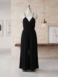 Elegant Black Wide-Leg Jumpsuit