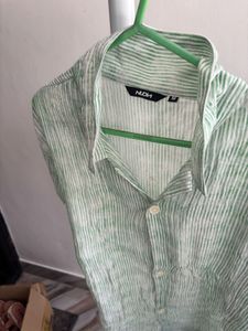 Men's Striped Linen Shirt Westside Nuon brand