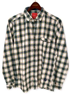 Men's Plaid Long Sleeve Button-Up Shirt