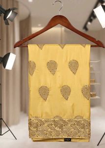Elegant Yellow Saree + blouse