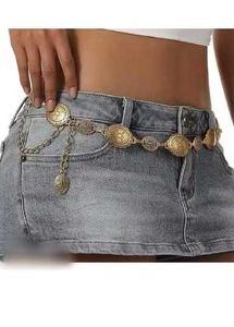 Chic Chain Belt with Oval Charms