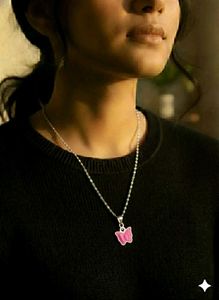 Butterfly Pendant Necklace (it's fully untouched)