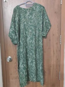 Elegant Green Printed Kurta