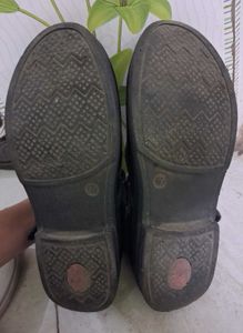 Black Shiny School Shoes for Students