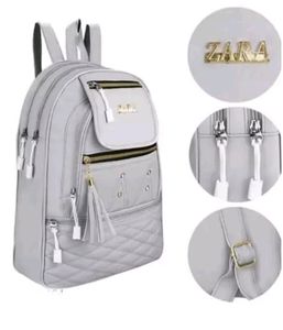 Stylish Grey Backpack