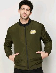 Olive Green Bomber Jacket
