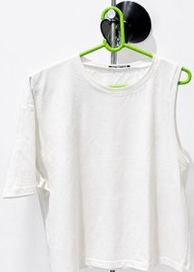 white asymmetrical top