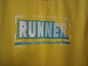 🏋‍♀️ Performax  Yellow "Runner" Graphic tee