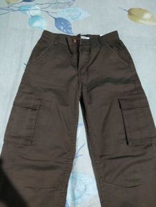 MANGO BROWN CARGO PANTS