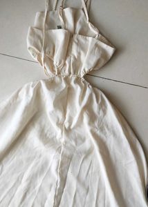 Cream Slip Dress