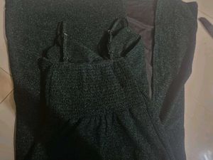 Sparkling Green Spaghetti Strap Maxi Dress body co