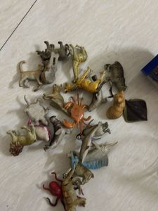 Animal &amp; Toy Figurines in Storage Tubes