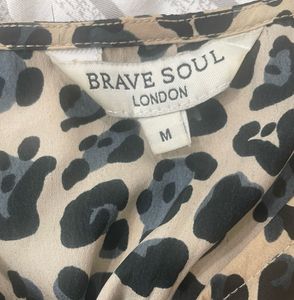 Brave Soul London Leopard Print Cami Top