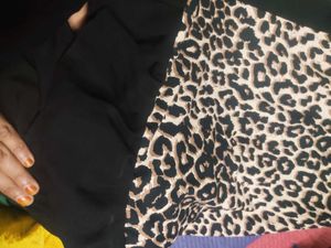 Leopard Print Maxi Dress/ Abaya