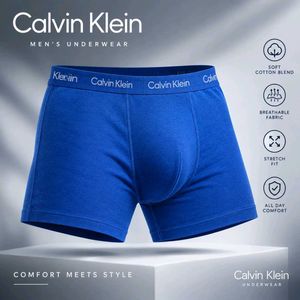 Calvin Klein Men's Blue Boxer Underwear