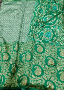 Wedding Silk Saree Designer With Blouse Designe