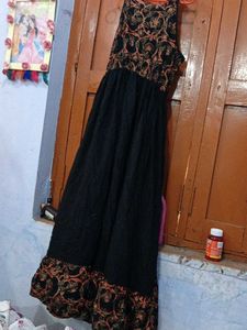 Elegant Black Ethnic Gown