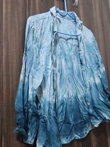 Blue Tie-Dye Shirt