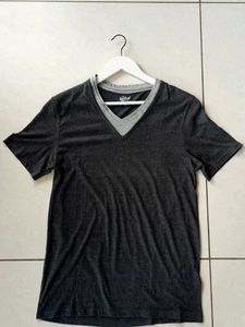 CELIO Grey V-Neck T-Shirt