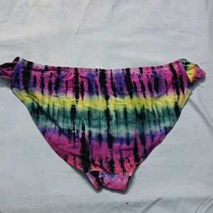 🤎 Colorful Tie-Dye Bikini Bottom